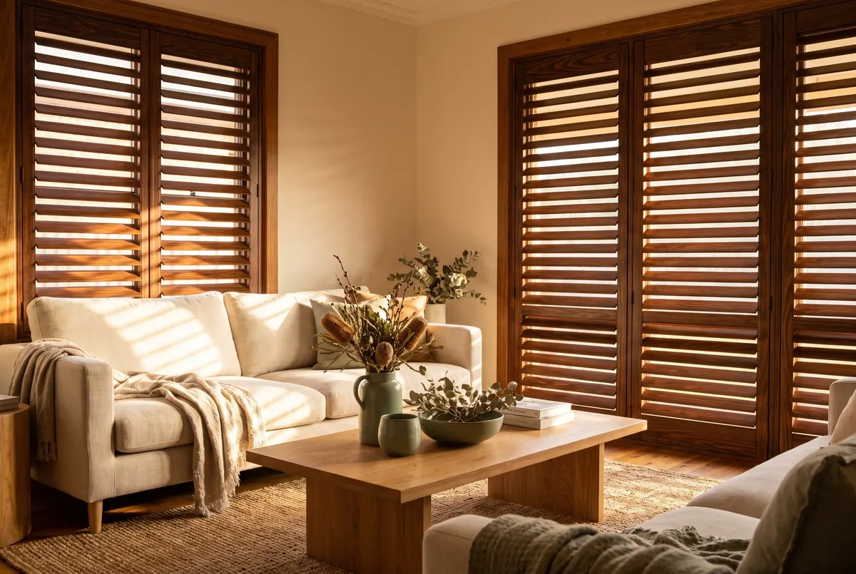 Timber Shutters in Adelaide, illustrative
